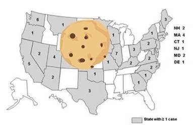 米国でのクッキー生地での食中毒